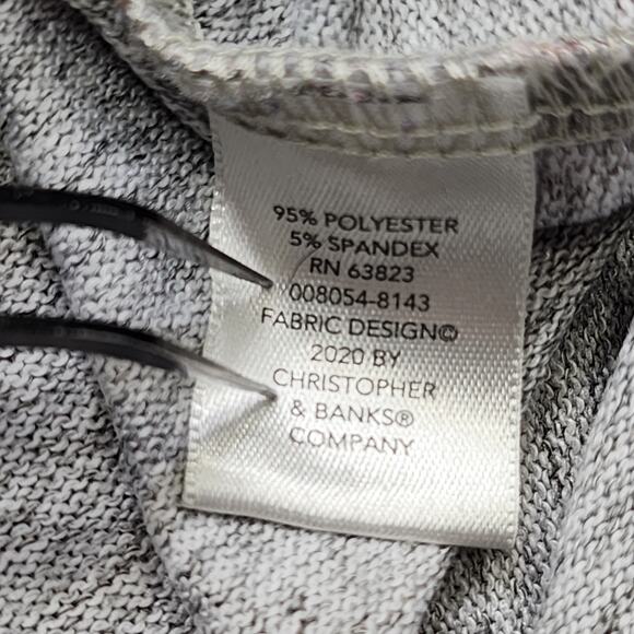 CJ Banks Sweater Womens X Multicolor Floral Watercolor Cowl Neck Pullover Casual - Picture 5 of 9